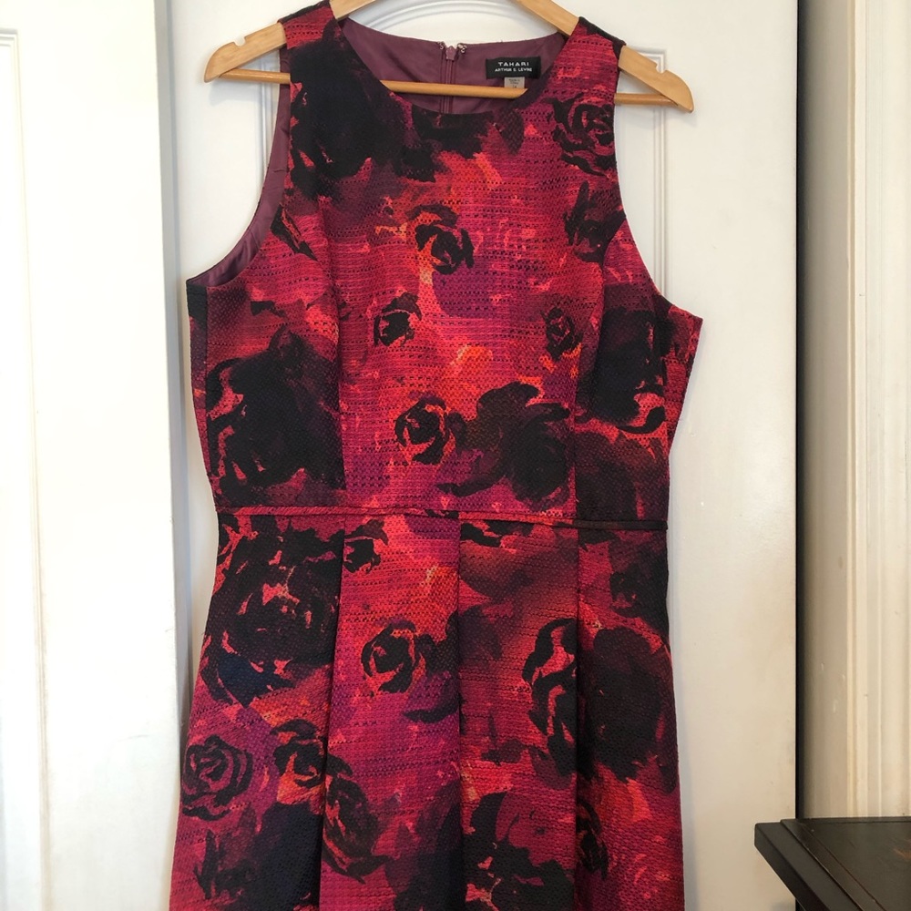 Tahari Arthur S. Levine Woven Dress
